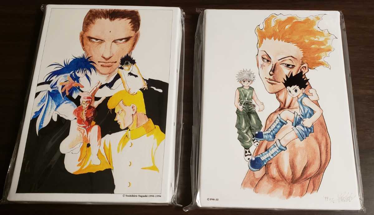 冨樫義博展 アートボード ハンターハンター 幽☆遊☆白書 週刊少年