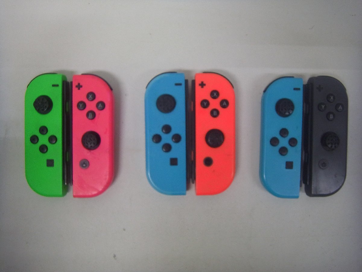 ユ□/Zこ6218 Nintendo Switch Joy-Con スイッチ ジョイコン ジャンク 