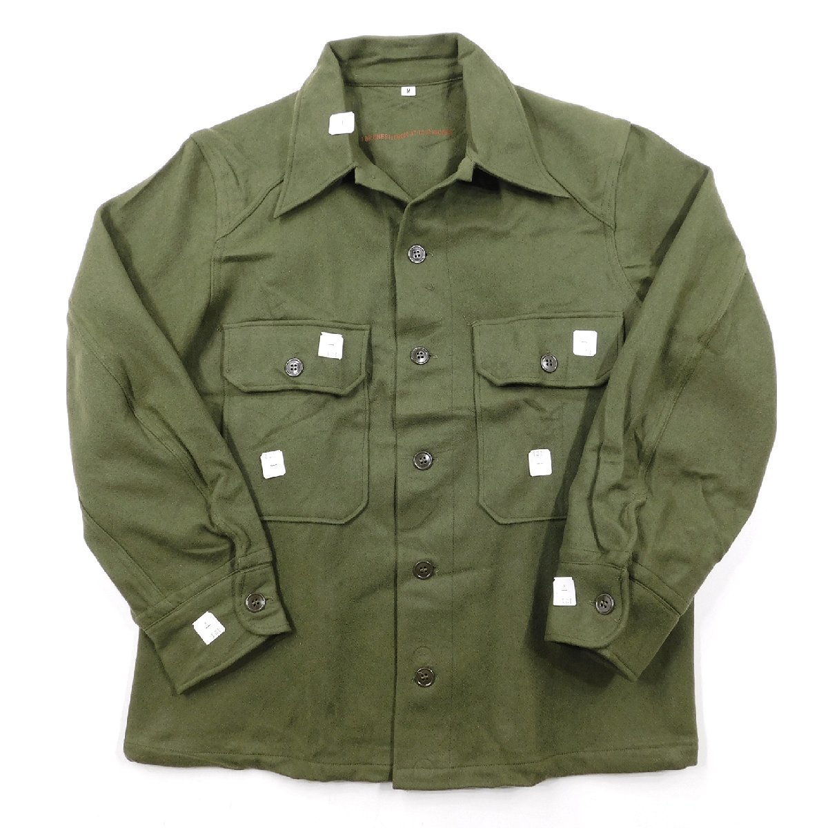 デッド 50's 米軍 ウールシャツ size M #90102 50年代