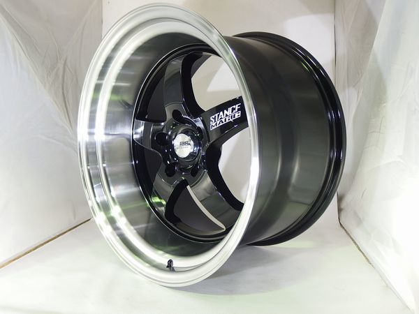 ラスト2本セット！リム幅122mm！新品スタンスマジック#130 10.5J×18 