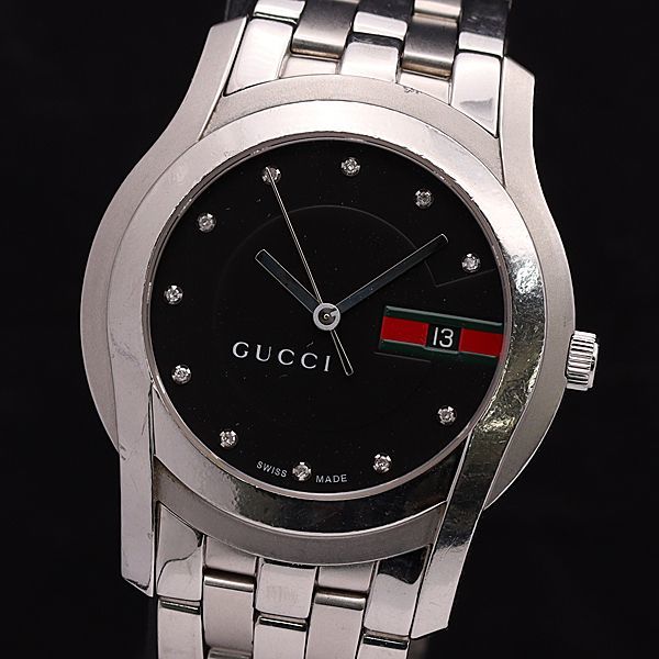 1円 稼働 良品 箱付 グッチ QZ 5500XL Gクラス 黒文字盤 デイト 1円 稼働 良品 箱付 グッチ QZ 5500XL Gクラス 黒文字盤 デイト