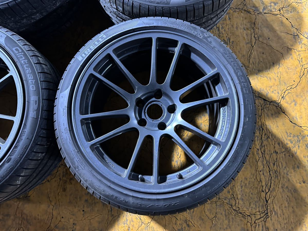 美品 軽量 ENKEI GTC01RR 18インチ 10J +30 PCD114.3 エンケイ 