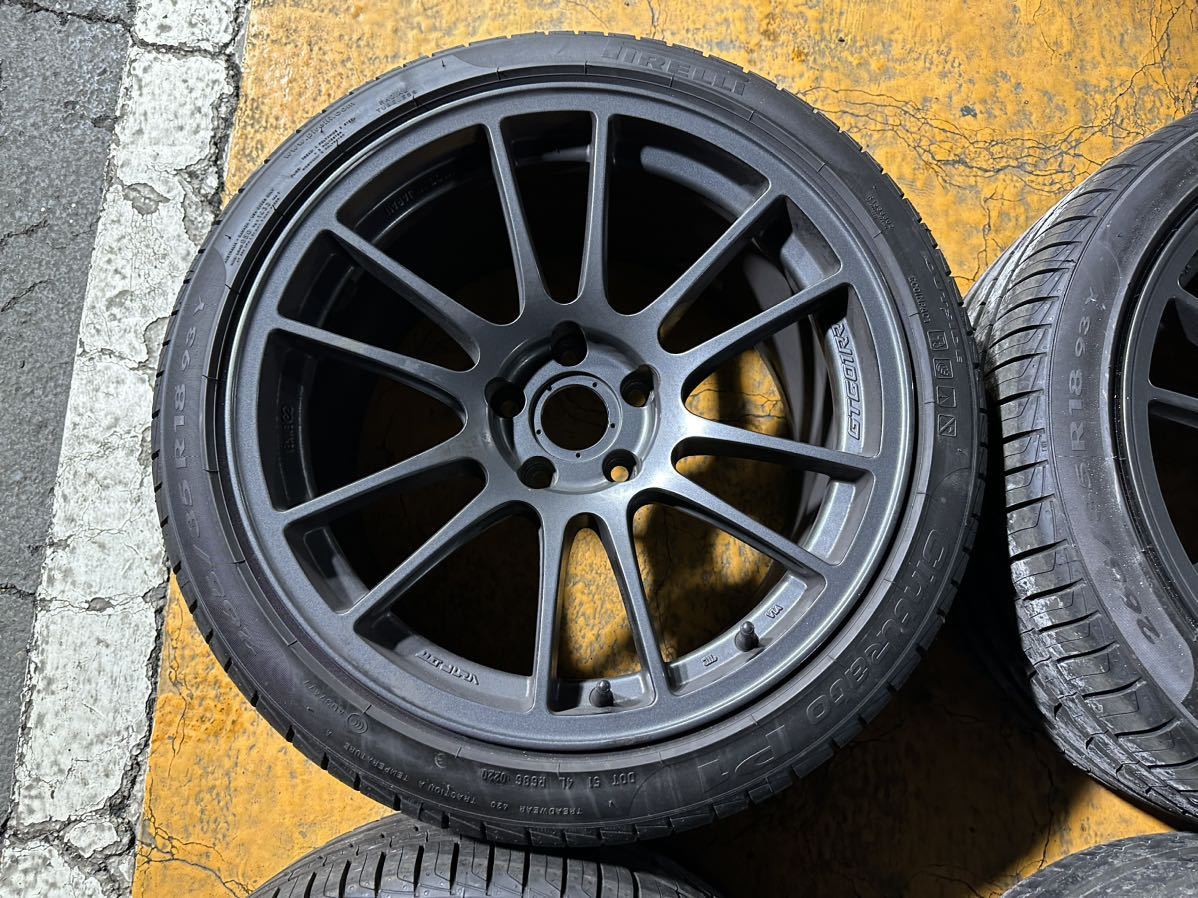 ENKEI GTC01RR 18インチ 10.5J 35 中古ホイール 4本（ENKEI Racing 
