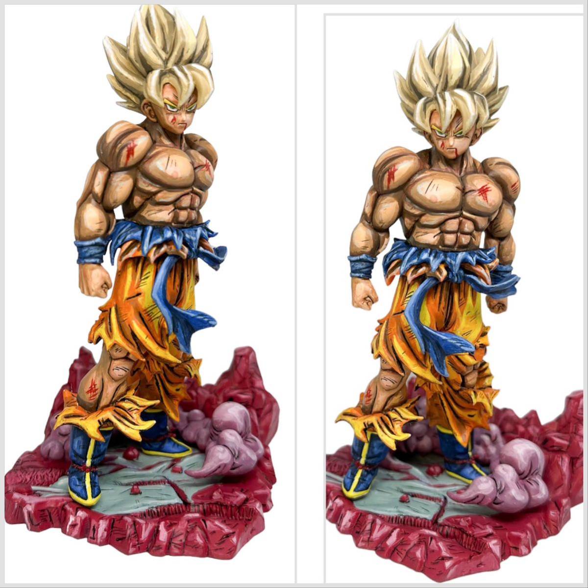 ドラゴンボール フィギュア リペイント 孫悟空 history box vol.3 超