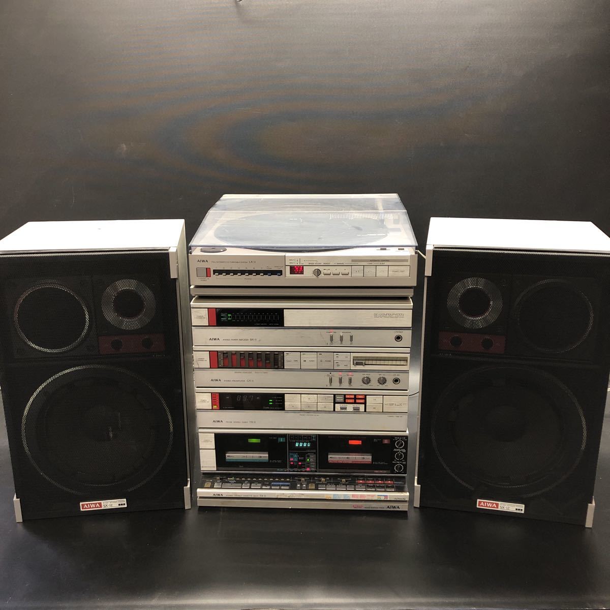 AI988 ジャンク品 レトロ システムコンポ AIWA アイワ LX-11/BX-11/GX