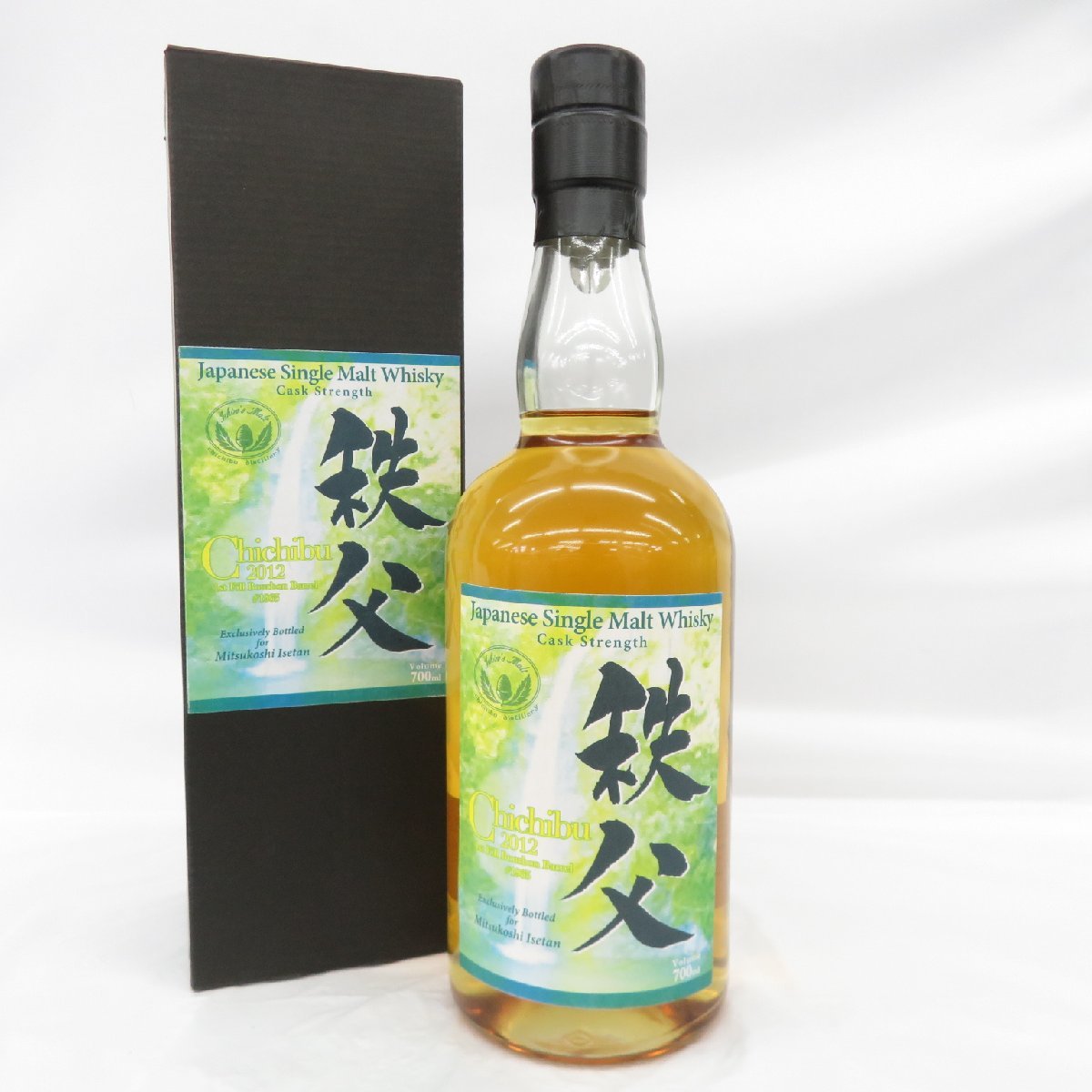 【未開栓】Ichiro’s Malt イチローズモルト 秩父 1st fill バーボンバレル 2012 三越伊勢丹 ウイスキー 700ml 62％ 箱付 11211218 0217