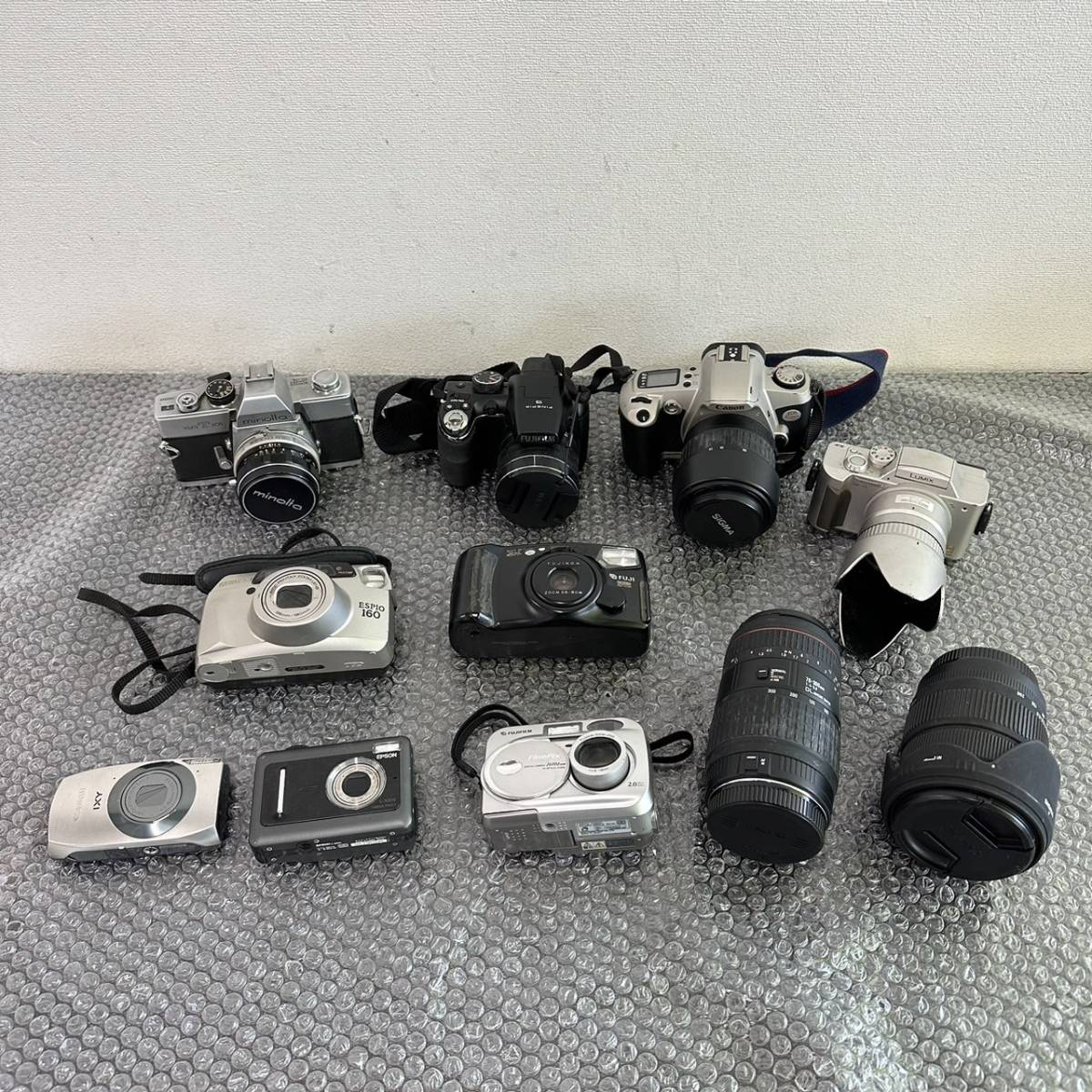 J031(5200)-615【名古屋】カメラ レンズ まとめ 約5.2kg Canon LUMIX