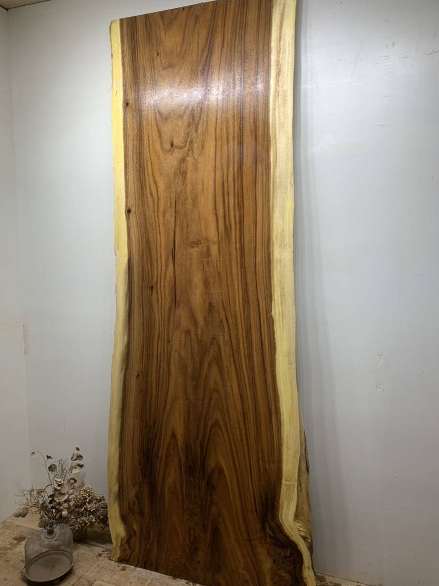 1 モンキーポット 一枚板 2450x920-820x60 一枚板 DIY 天板 カウンター 棚板 皿 小物(板、シート)｜売買されたオークション情報、yahooの商品情報をアーカイブ公開 - オークファン 板、シート