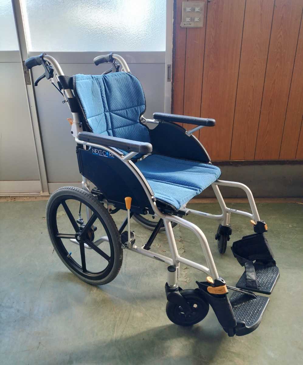 マツナガ NEXT CORE 介助用車椅子 折りたたみ式 ☆引取り歓迎！ネクストコア 車椅子 折りたたみ 松永製作所 介助型