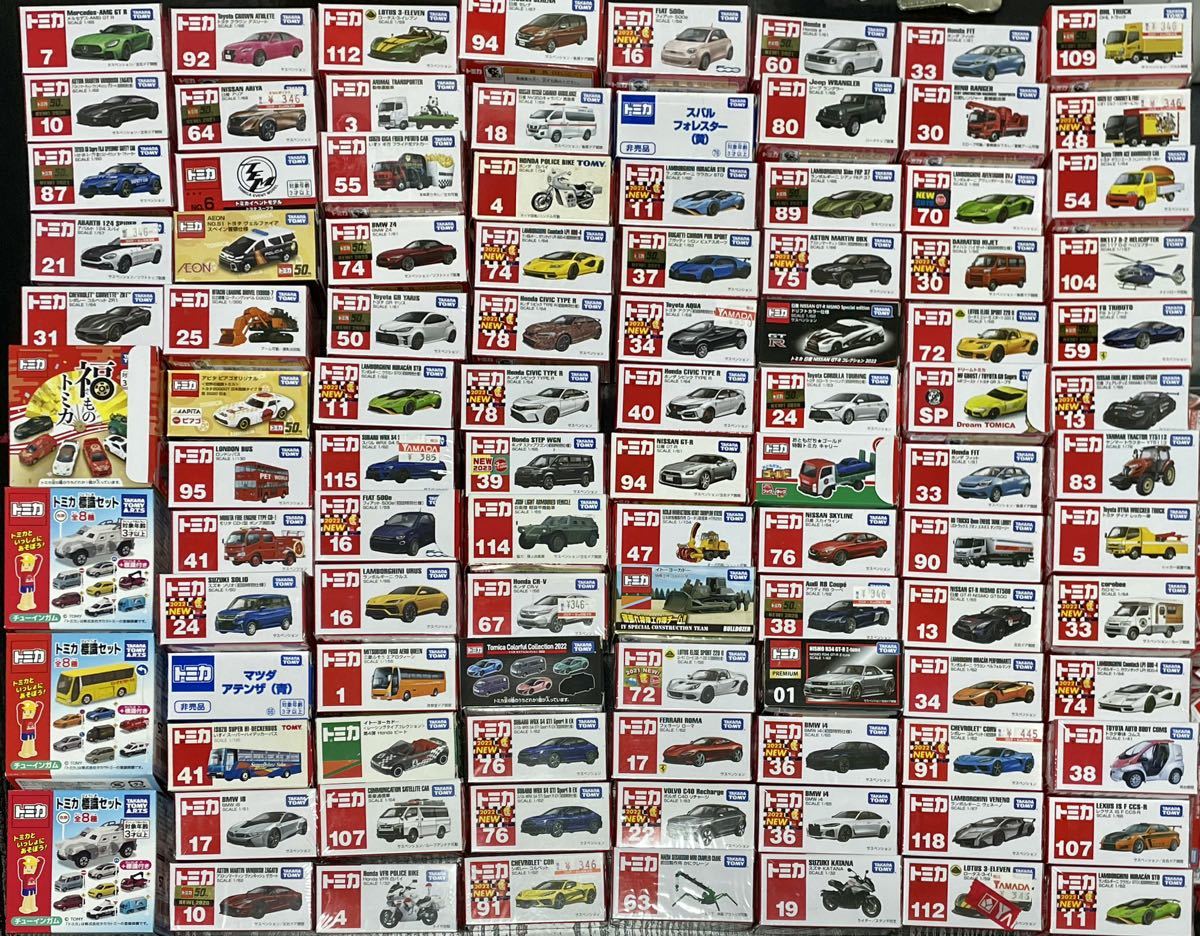 2025，人気 トミカ100台まとめ売り シビック gt-r wrx ランボルギーニ フェラーリ 初回特別等 品(乗用車)｜売買されたオークション情報、yahooの商品情報をアーカイブ公開 - オークファン 乗用車