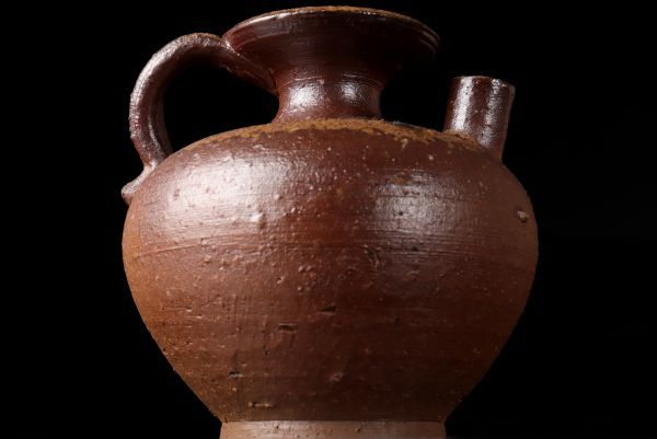若福】人間国宝 山本陶秀『備前酒注』備前焼酒注 備前焼酒器 備前酒器