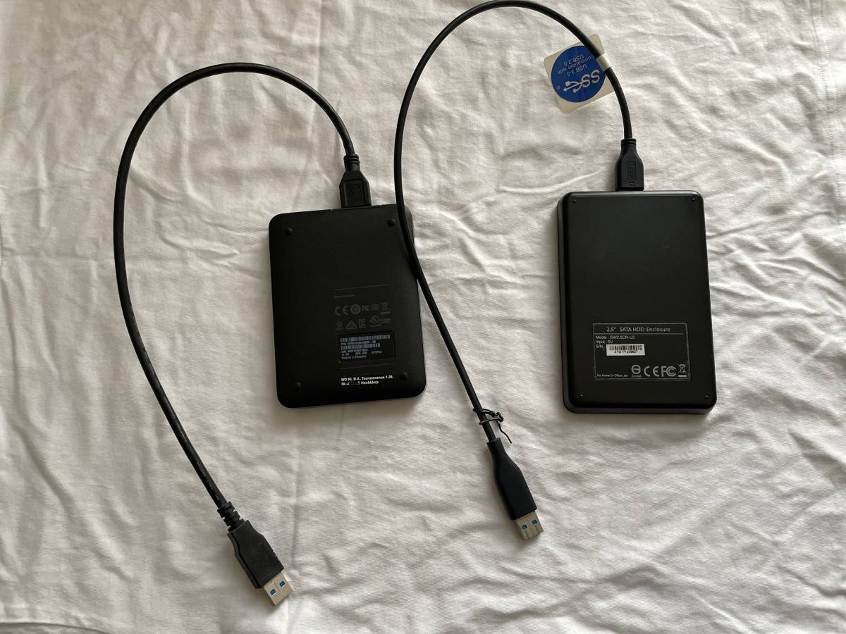 外付けHDD4台（再） 外付けHDD - 4TB 外付けHDDアルミ製なのに1万円台