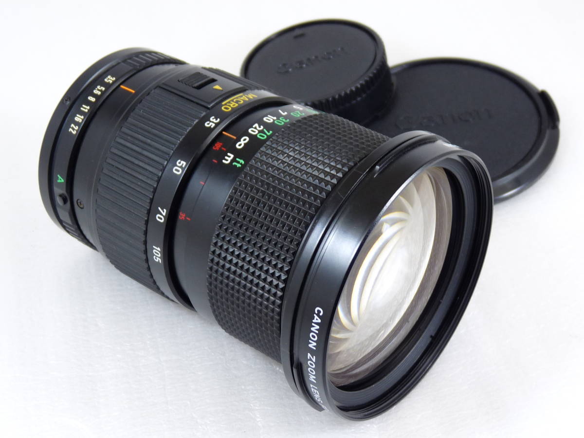 良品】Canon New FD 35-105mm F3.5 純正キャップ付き 【公式通販】