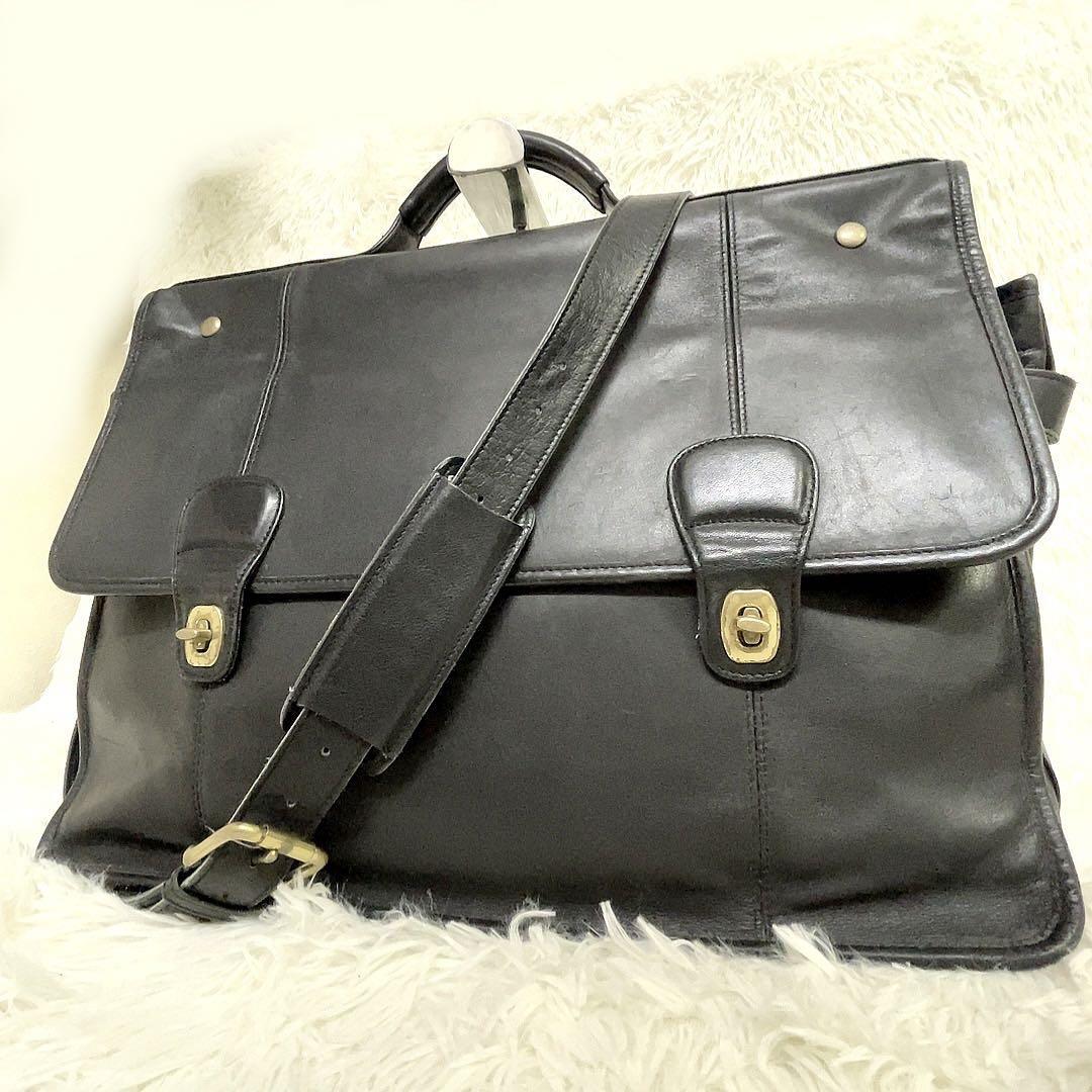 COACH オールド コーチ メンズ ビジネスバッグ A4 2way レザー