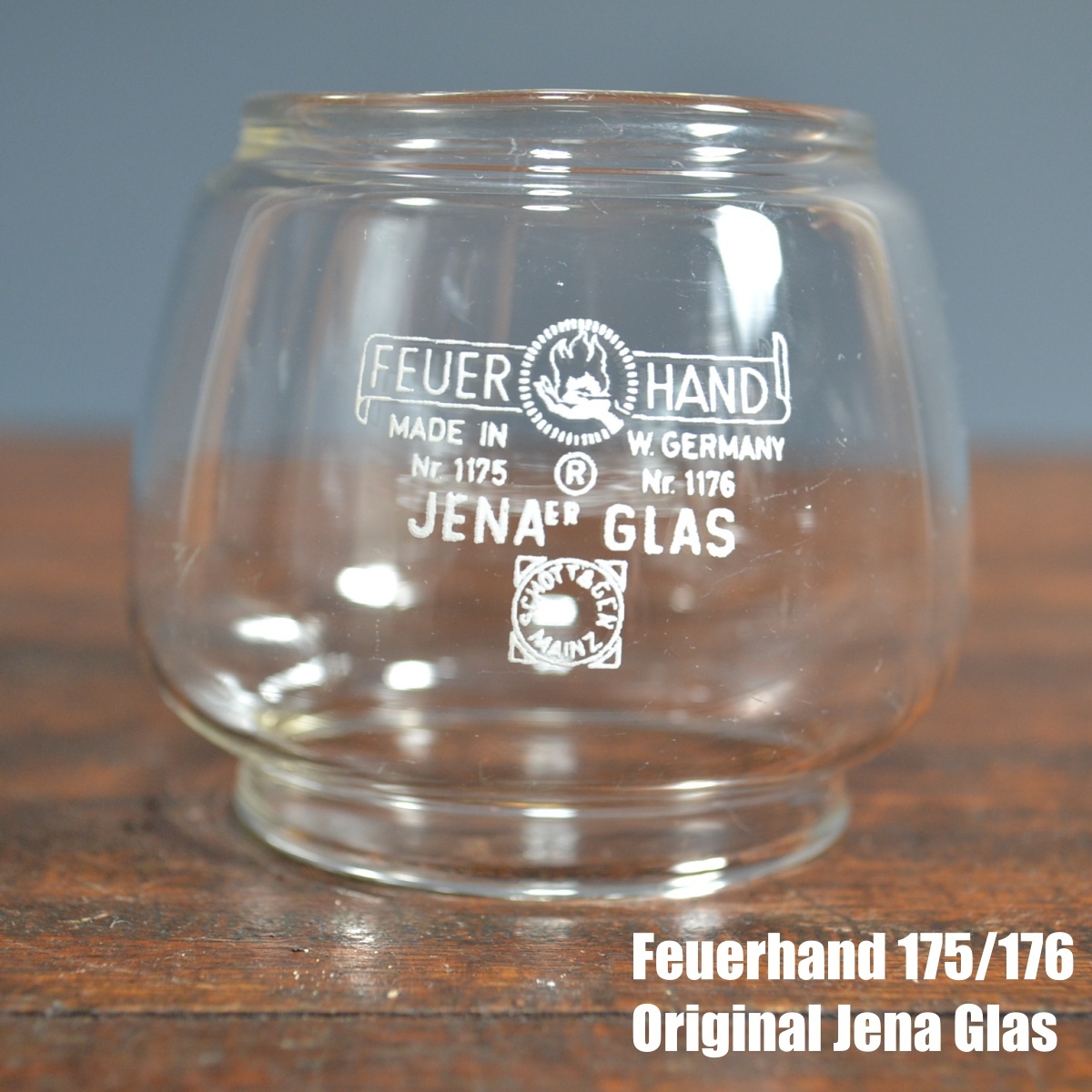 ☆ Feuerhand 175 176 ランタン オリジナル Jena クリア グラス