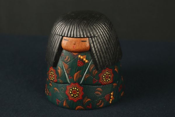 渡辺雄二 創作こけし 2022□ | 木人形展 2作品 2022□ 渡辺雄二