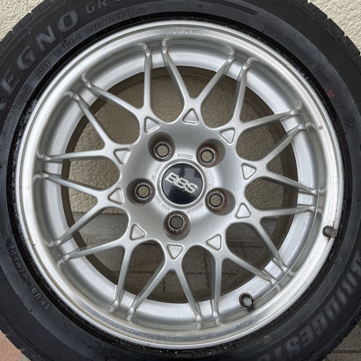 日産純正 オプション BBS CG26 鍛造 FORGED 16インチ 7J +40 5穴 