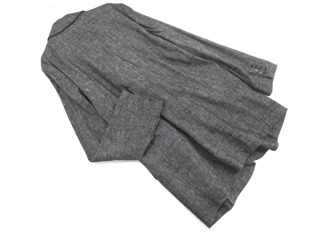 セオリー リネン混 ダブルブレスト テーラードジャケット ダブルボタン 