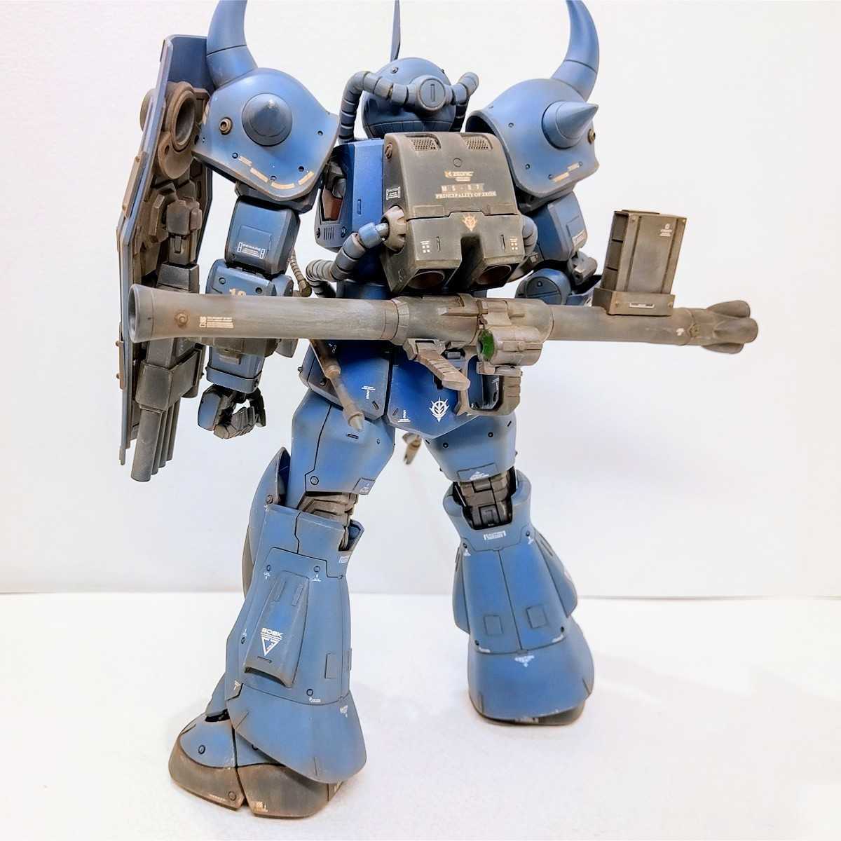 MG 1/100 「グフ・初期量産型風」重力下戦線風 ミリタリー調