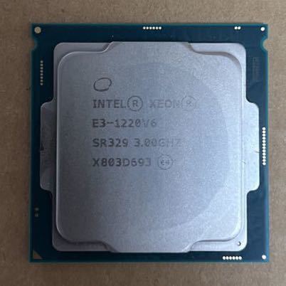 Intel XEON E3-1220V6