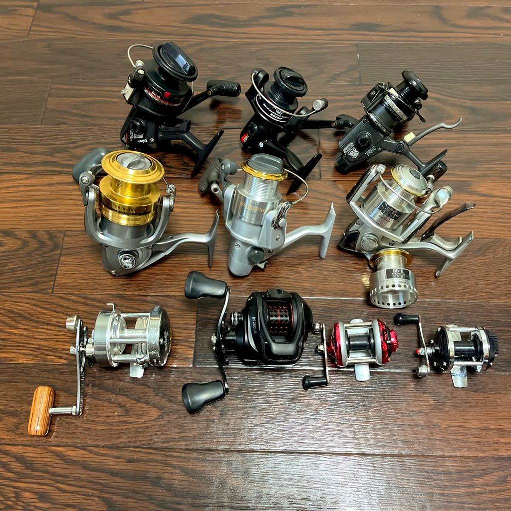 ジャンクリール　まとめて10個　スプール1個付　返品不可