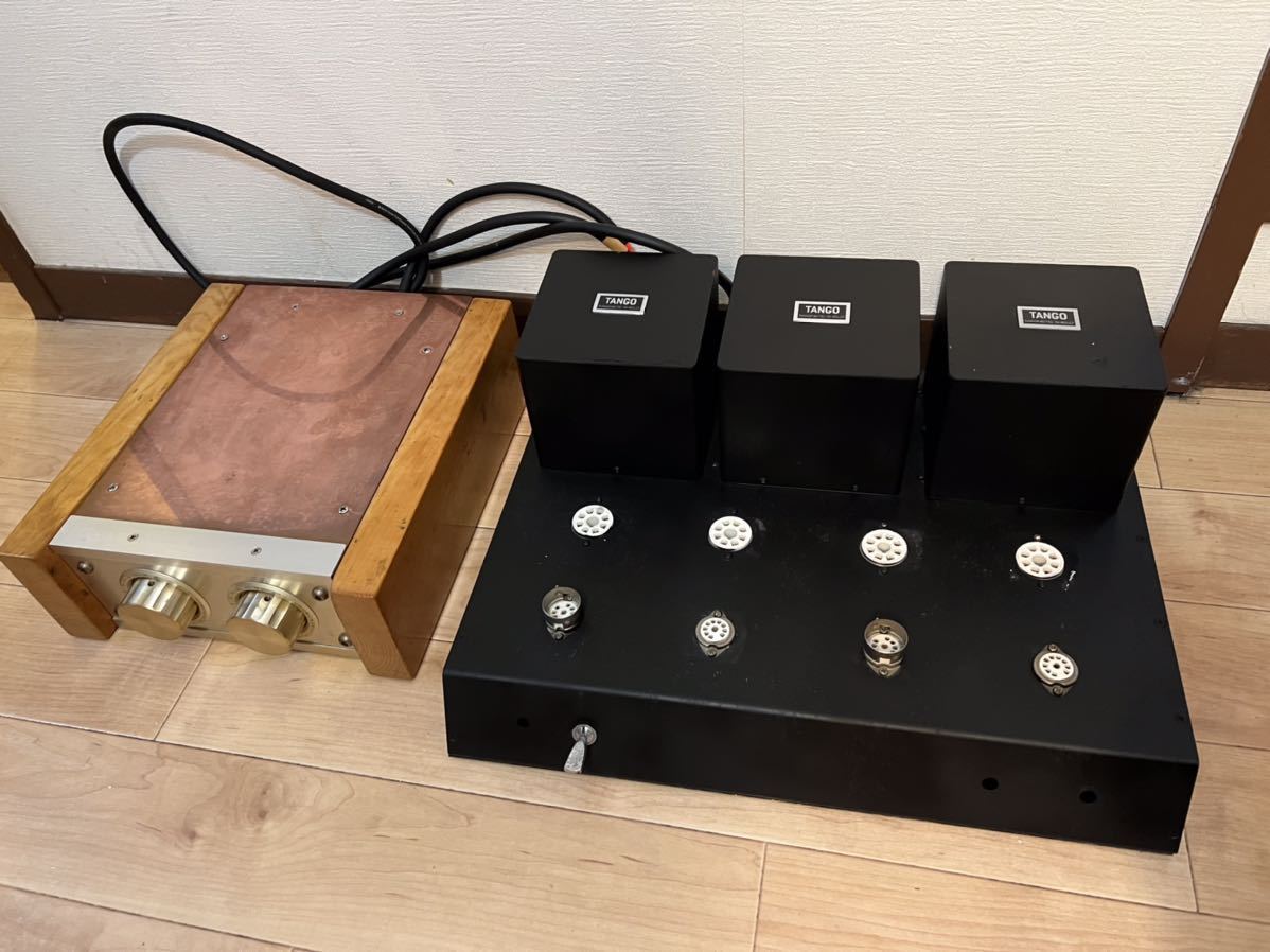 TANGO タンゴ真空管アンプ セット。