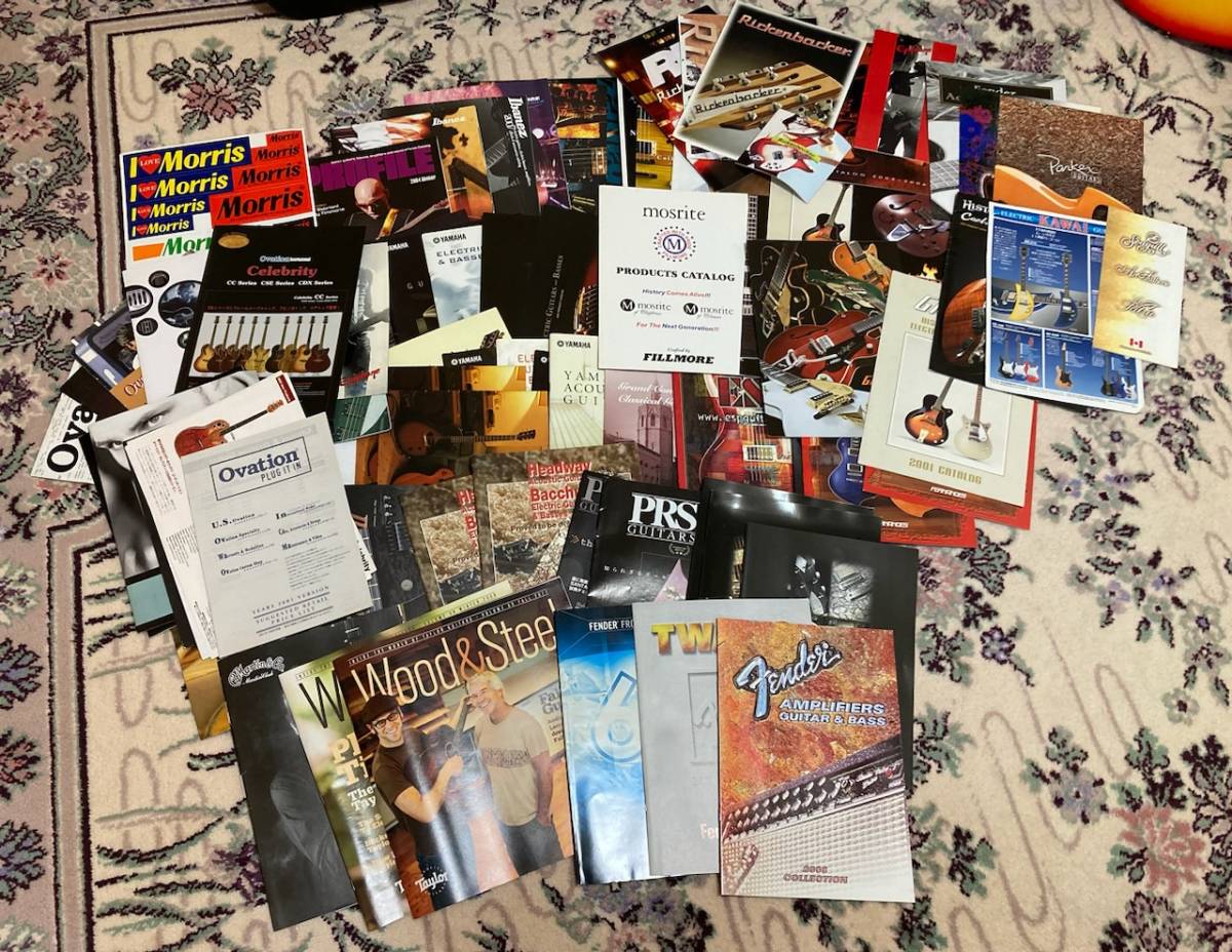 ★全部まとめて　エレキ、アコギ　ギターカタログ★