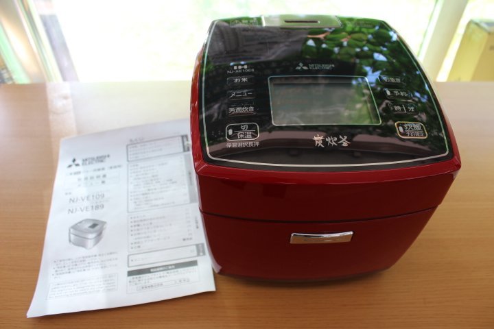 ○ 三菱 IH炊飯ジャー 5.5合炊き NJ-XE10E6-R 2019年製【動作保証】