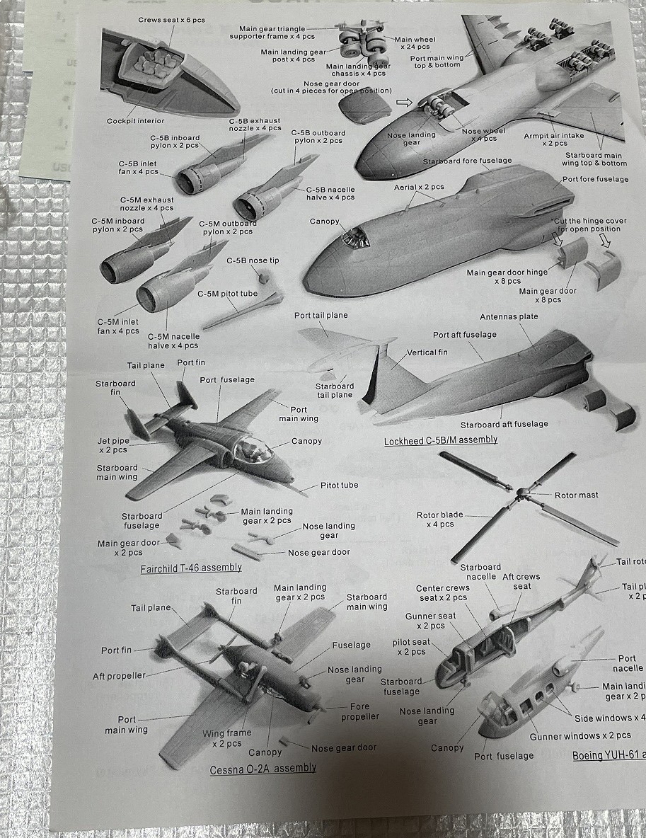 未使用】海外製 レジンキット戦闘機 Anigrand Models 1/144 LOCKHEED C