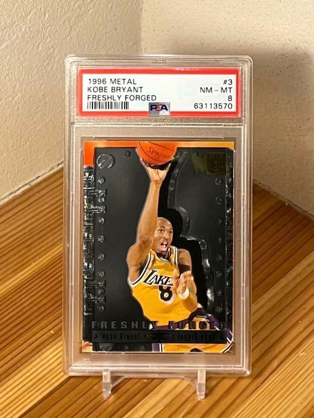 【 PSA 8 NM-MT 】Kobe Bryant 1996-97 Fleer Metal RC Freshly Forged Rookie Insert Lakers コービー ルーキーカード レイカーズ NBA 