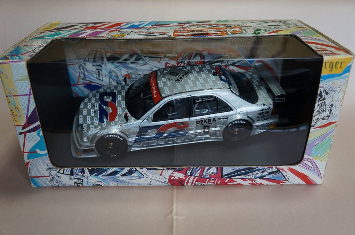 ミニチャンプス 1/18 メルセデス Cクラス Lohr DTM 1994 no.8 MERCEDES