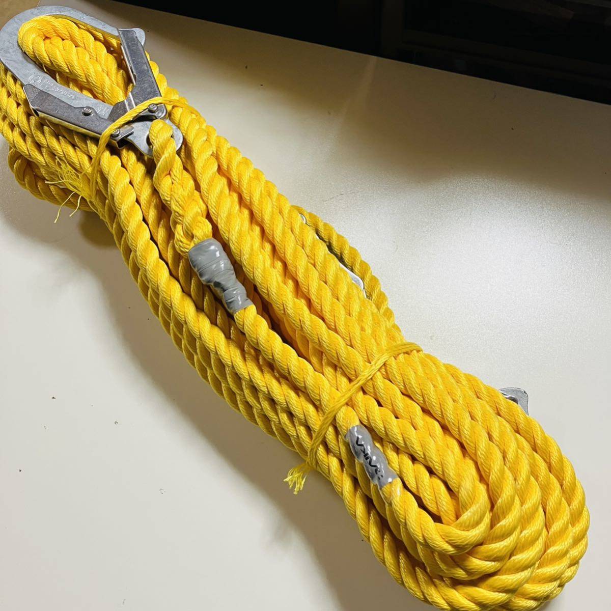 中古親綱20M 緊張器付き 4本 やすくっ