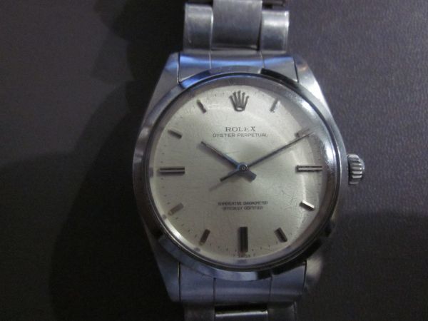 sn【1円スタート】動品★ROLEX//ロレックス OYSTER PERPETUAL メンズ自動巻き腕時計