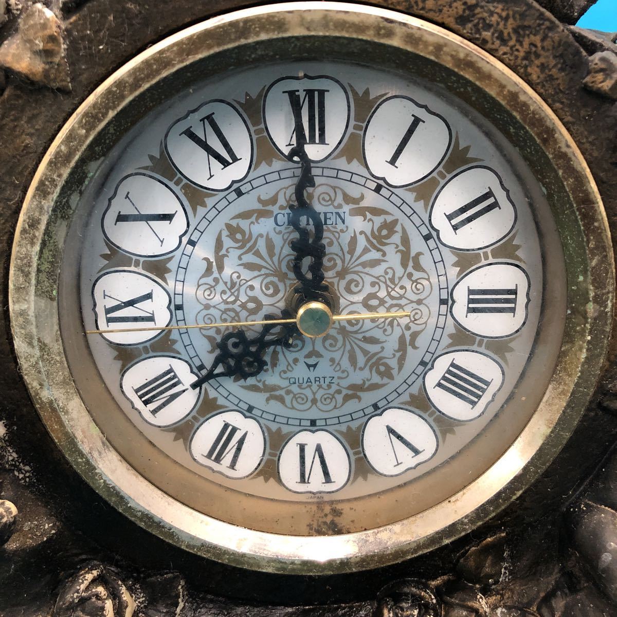 AI1081 CITIZEN シチズン QUARTZ クォーツ 置時計 リズム時計 置物 2 