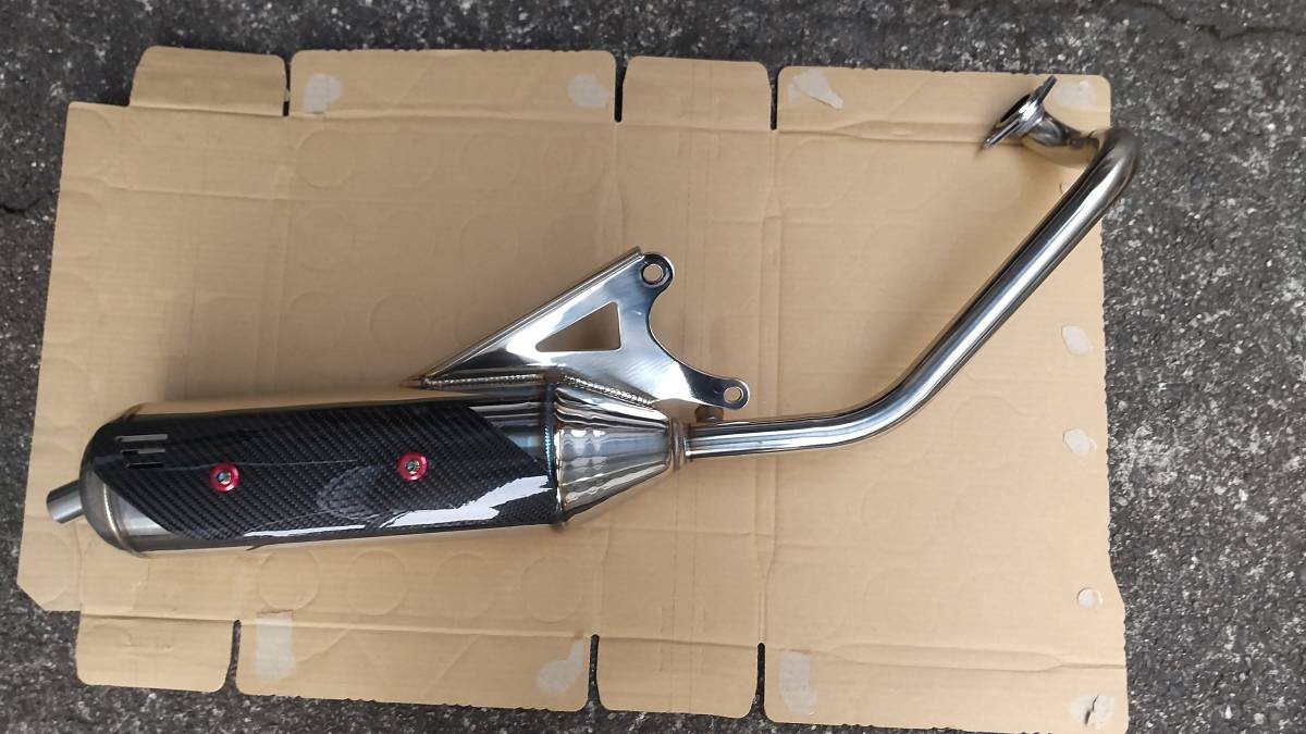 TILIER アドレスV125G/S 隔壁マフラー O2センサー穴有り(マフラー本体 