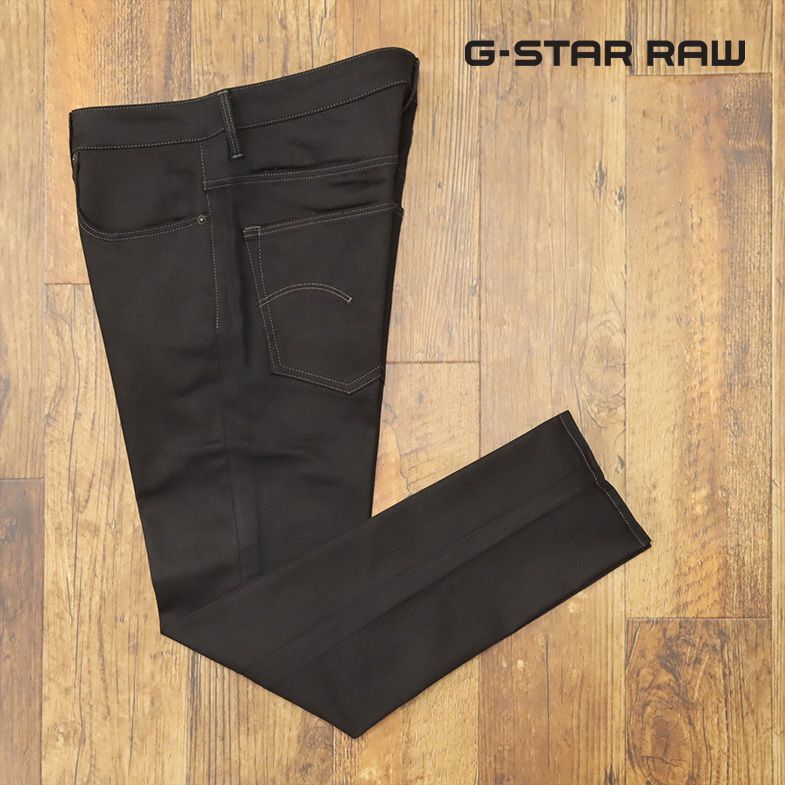 1円/G-STAR RAW/34インチ/美脚デニム パンツ 3301 SLIM 51001-6245-001 