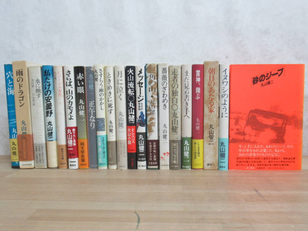 L45★ 全初版 帯多数 丸山健二 21冊セット 芥川賞受賞作家 砂のジープ 水に映す 火山流転 ときめきに死す シェパードの九月 穴と海 230227
