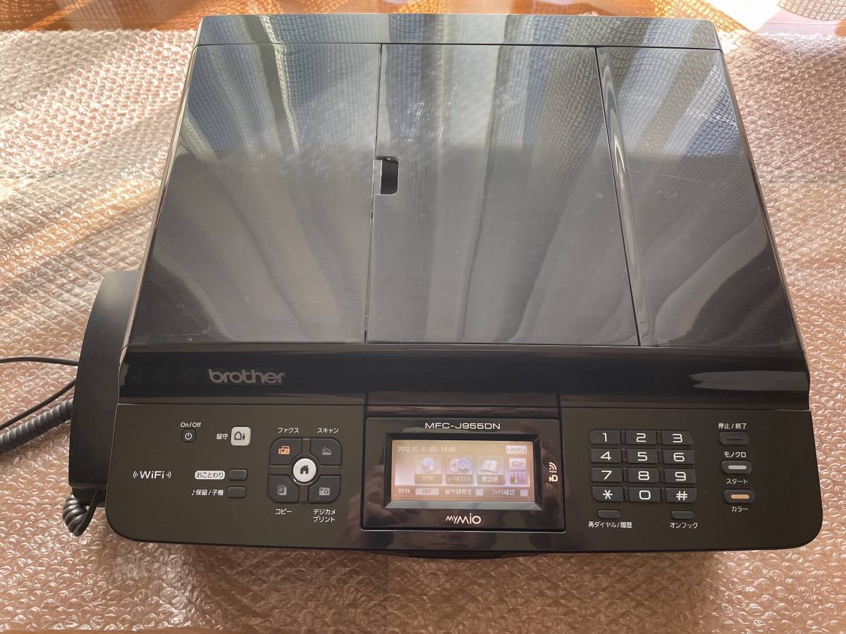 ●　BROTHER A4インクジェットFAX複合機 MyMio デジタル子機1台 MFC-J955DN　●