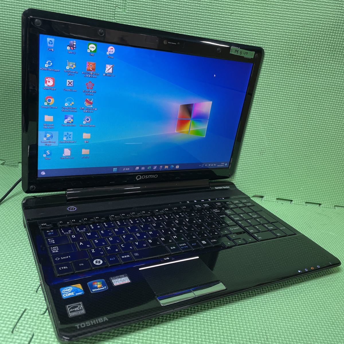 M3-17 Windows11/ SSD240GB TOSHIBA Qosmio T750/T8BD Core i5/メモリ 