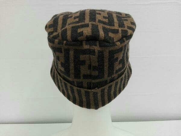 FENDI フェンディ／ズッカ柄／ニット帽子 ニット帽 ズッカ柄 FENDI