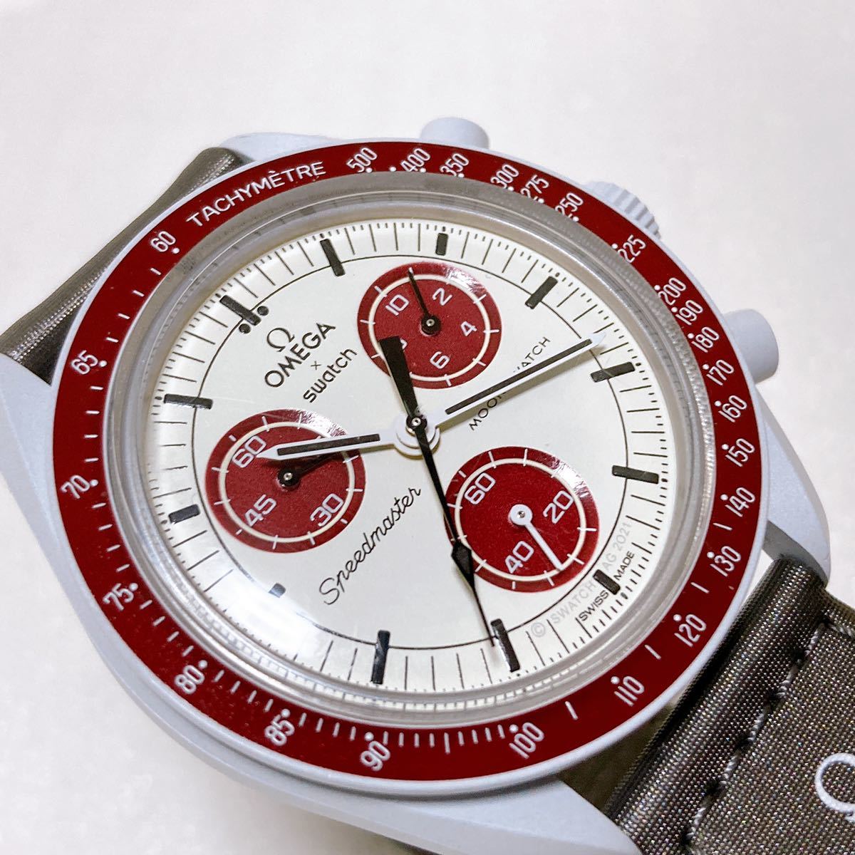 稼働品】 Swatch Omega Mission to Pluto スウォッチ オメガ 