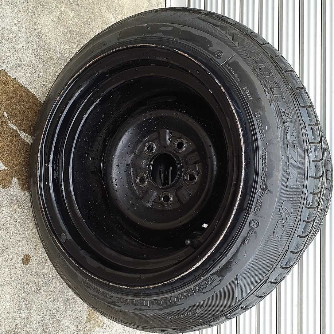 鎌ケ谷ワイドホイール 本物 14インチ F9.5J 汚かっ R10J 114.3-4H