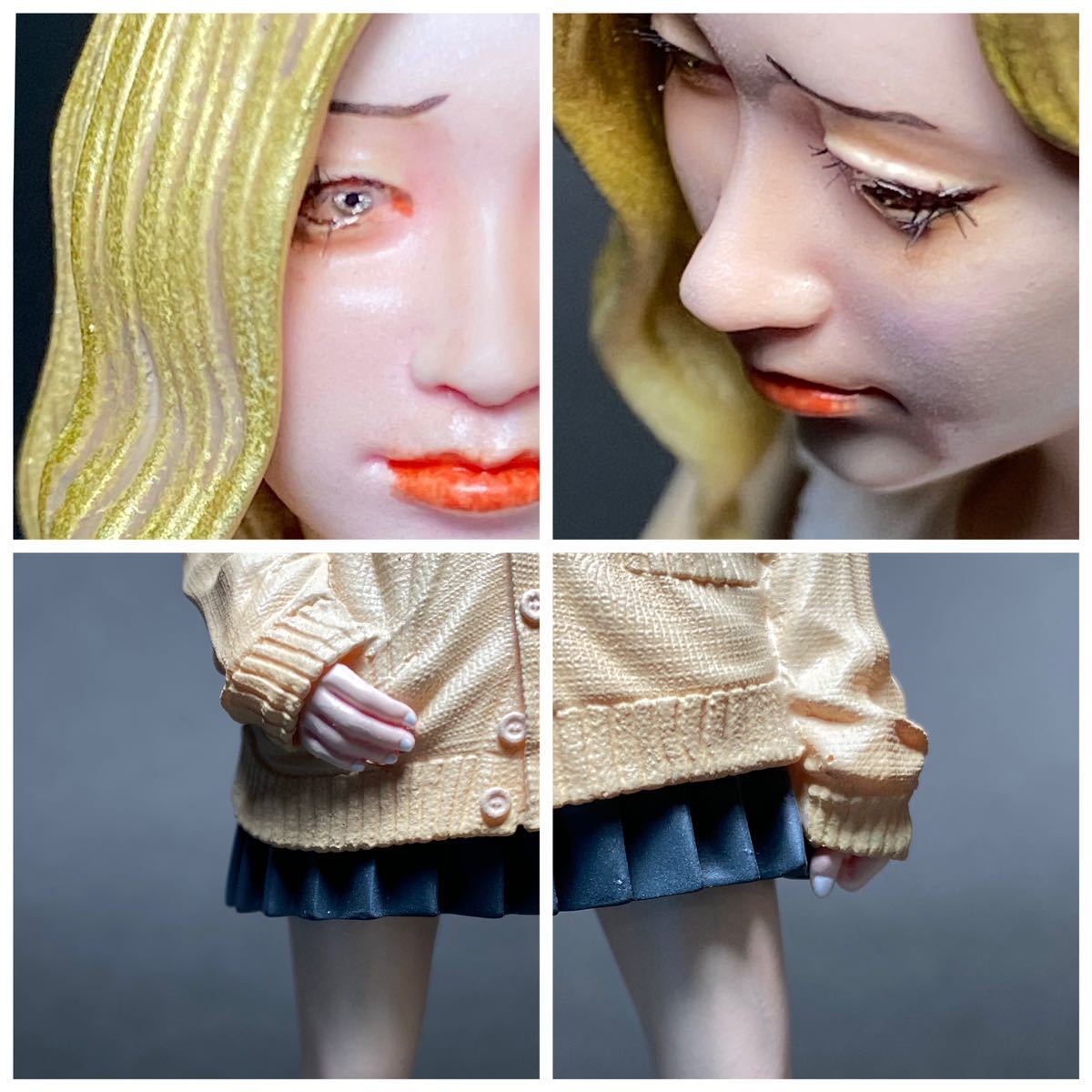 【完成品】ハセガワ JKメイトシリーズ カーディガン 1/12 塗装完成品 