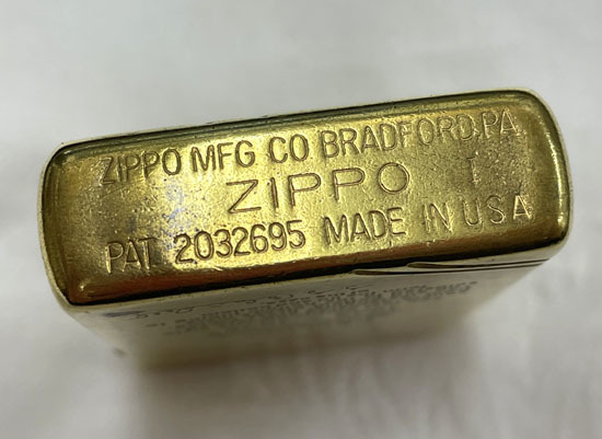 ZIPPO ダイアゴナル・ライン メッセージ刻印 1935-1936 1985年製 