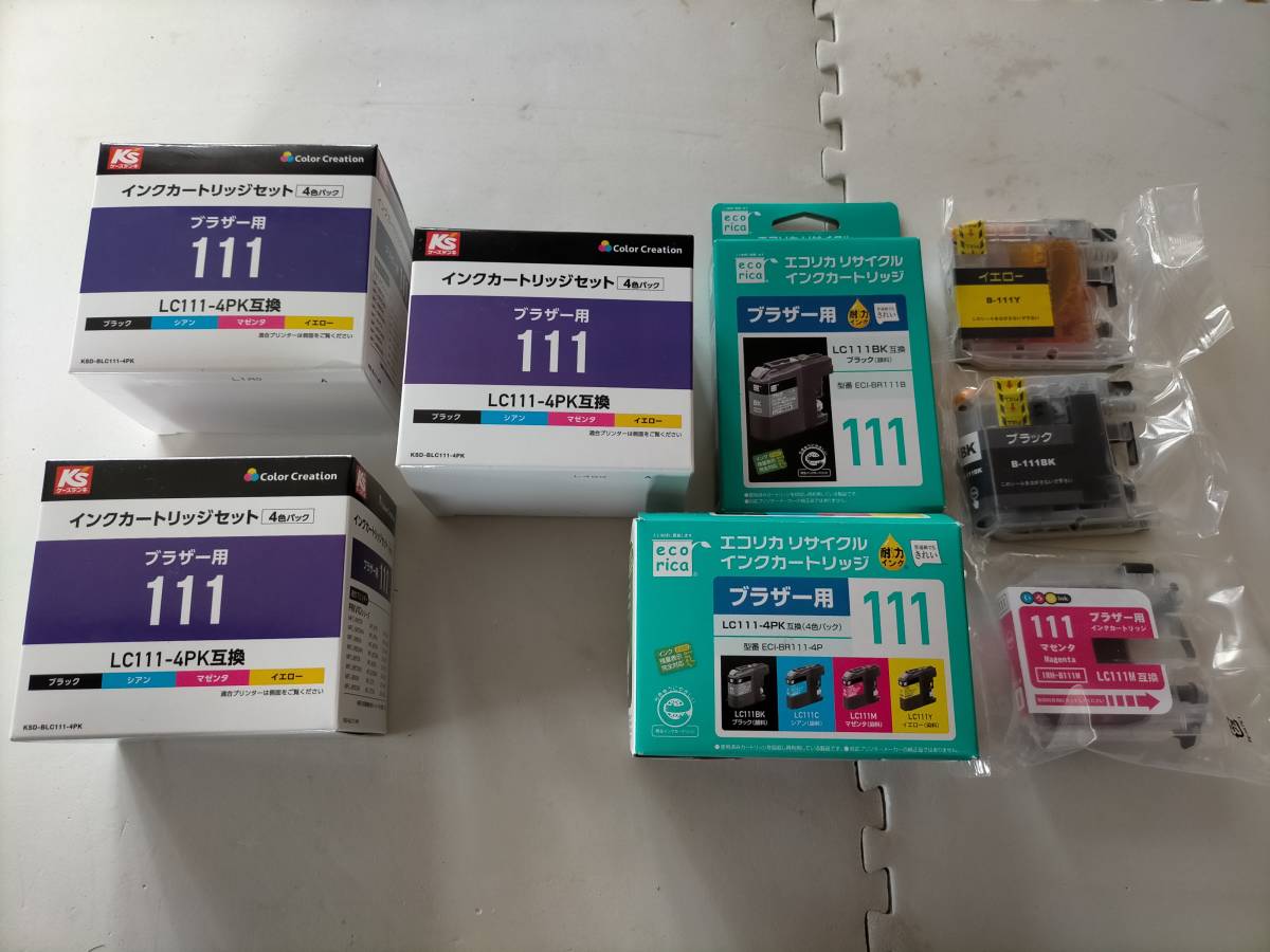 Brother LC11-4PK インクカートリッジ4色入　6個セット brother純正プリンターインクカートリッジ4色セット LC3111-4PK 純正プリンターインク 4色パック brother｜ブラザー 通販
