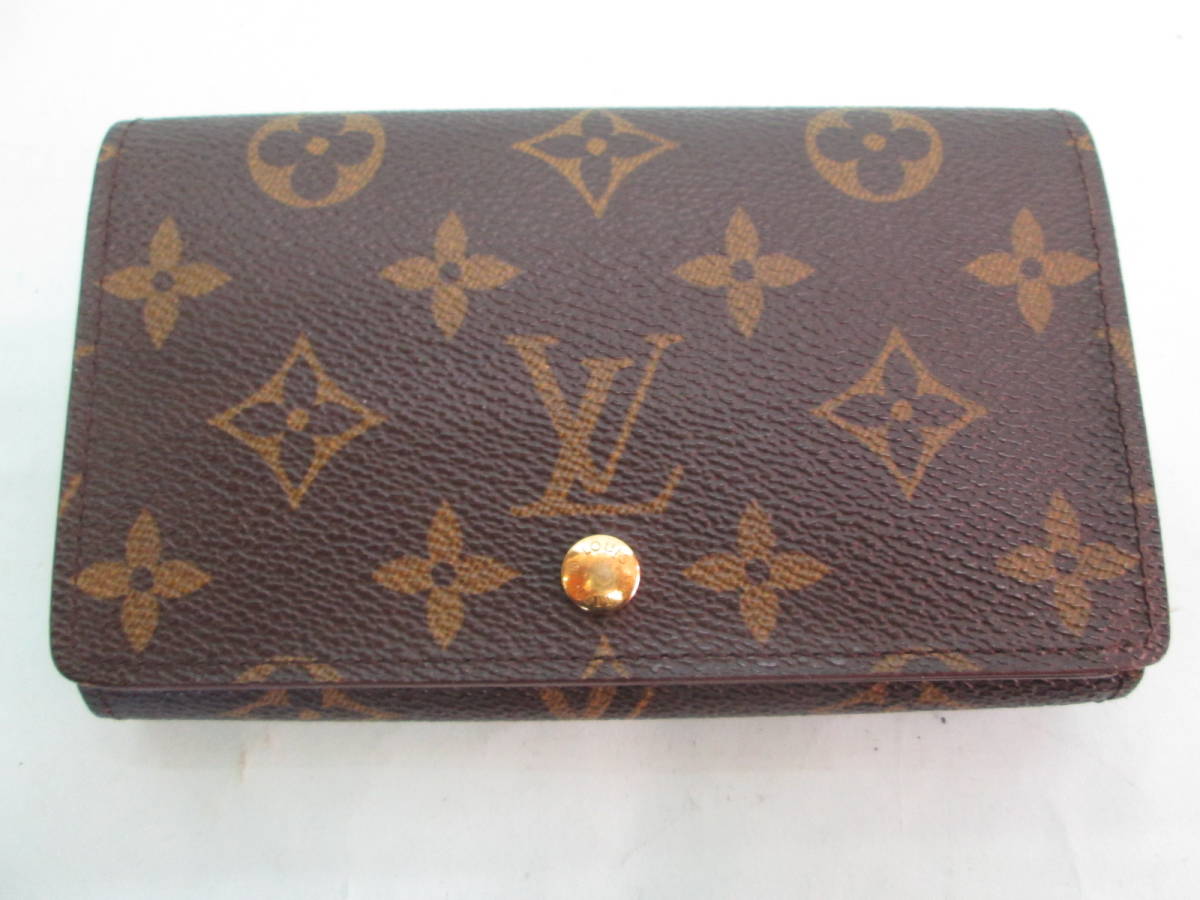 LOUIS VUITTON モノグラム 二つ折り 財布 (used) ☆中古現状品☆LOUIS VUITTON ルイヴィトン 二つ折り財布 モノグラム L