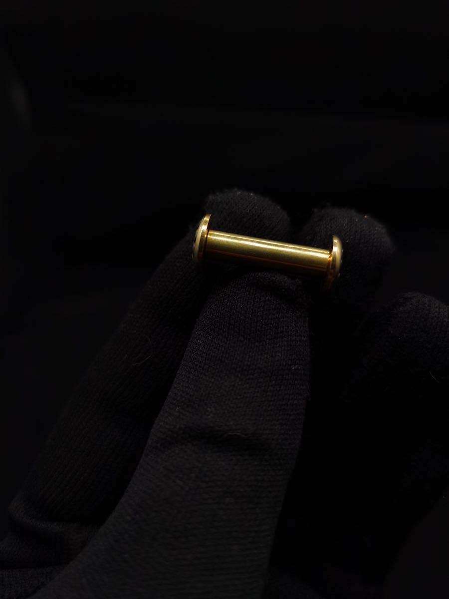 s-028 ネジ目釘 九曜紋 日本刀 武具 刀装具 柄前金具 小道具 鍔 目貫