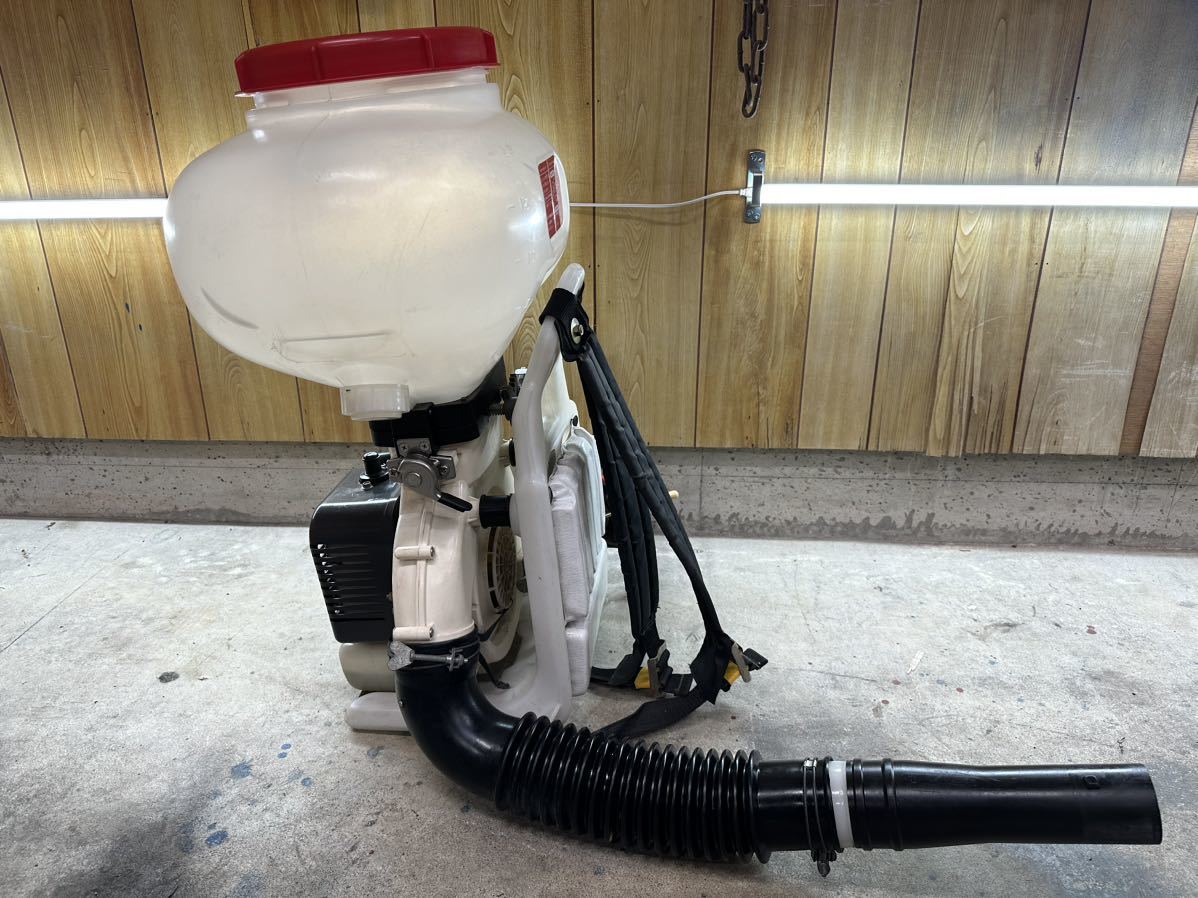 丸山 動力散布機 MDJ40G-23 肥料 背負式 タンク 23L 散粒 散粉 動散 