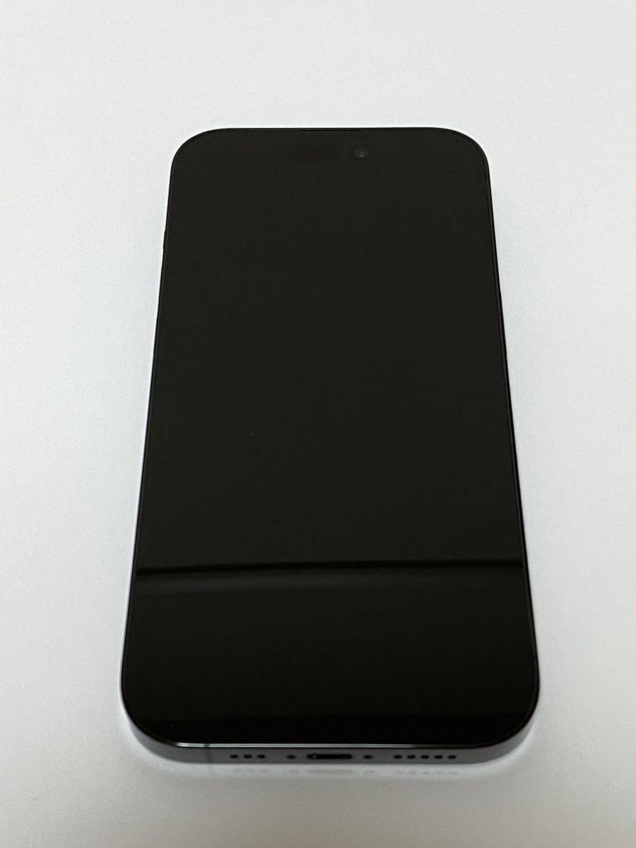 iPhone 14 pro 256G ブラック バックガラス割れ それ以外新品同様 SIM