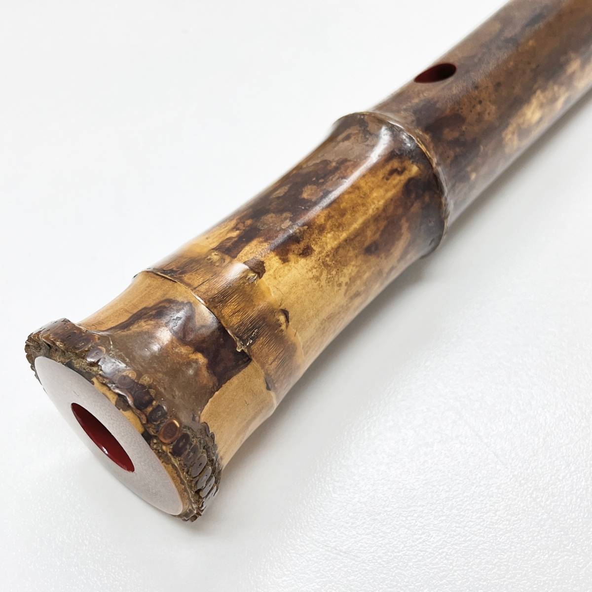 I：8【芳仙】尺八 在銘 一尺八寸 長さ約54.8cm 重量約397g 和楽器 木